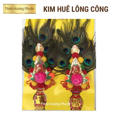 Kim huê lông công mẫu 3